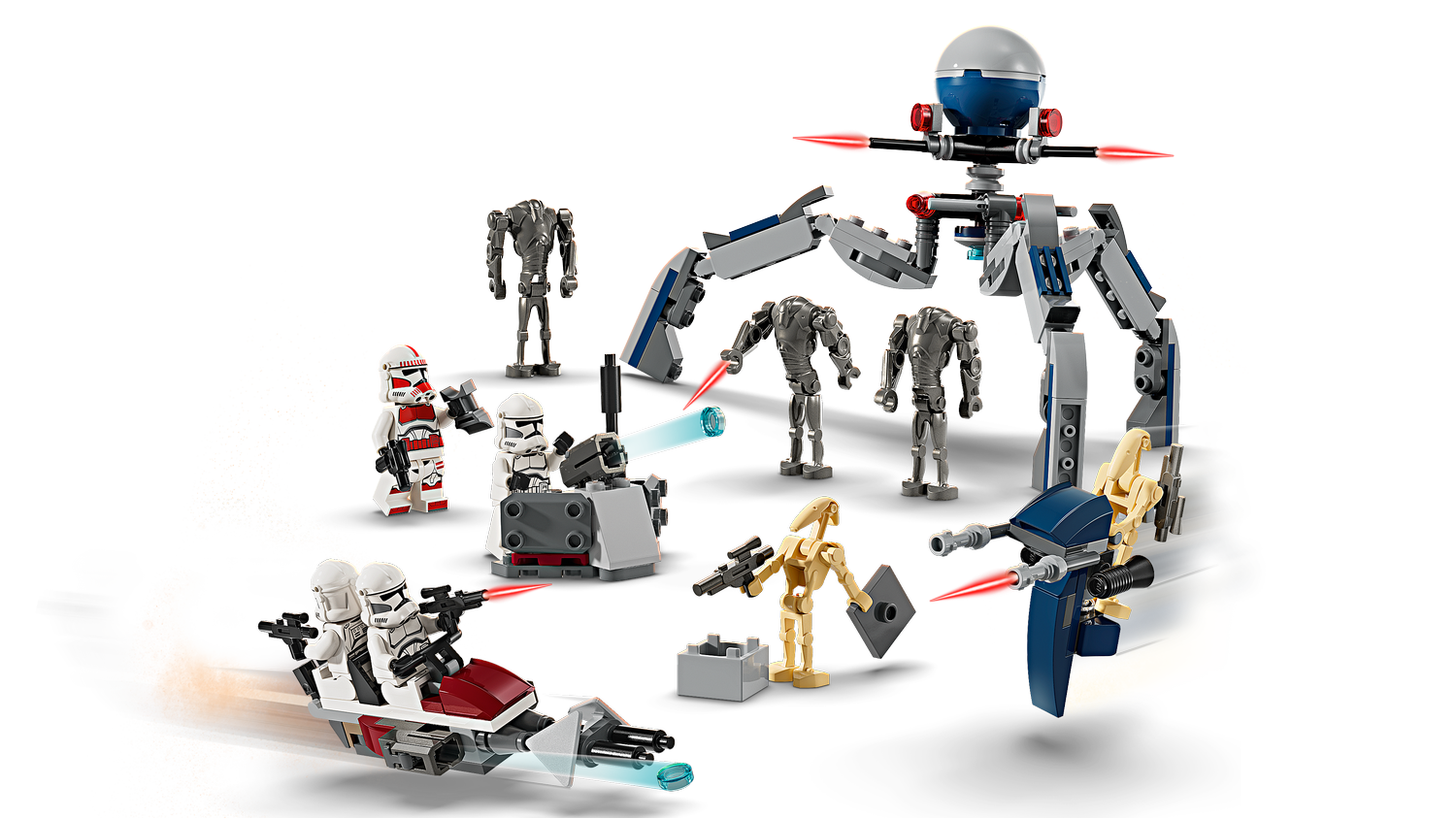 LEGO Star Wars 75372 Clone Trooper & Battle Droid Battle Pack Set