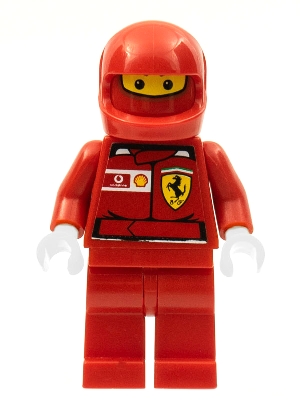 F1 Ferrari Pit Crew Member - with Vodafone Shell Torso Stickers