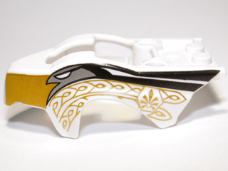 11111pb02 - Flywheel Fairing Bird Raptor Shape with Eagle and Gold Ornament Pattern