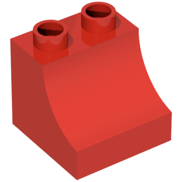 11169 - Duplo, Brick 2 x 2 x 1 1/2 Arch Inverted