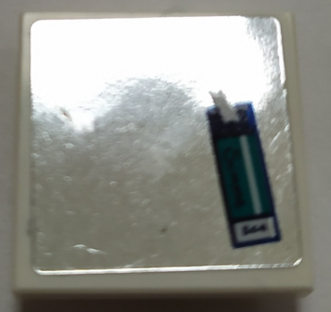 11203pb077 - Tile, Modified 2 x 2 Inverted with Mirror and Name Tag with 'SIMONE' Pattern (Sticker) - Set 41341