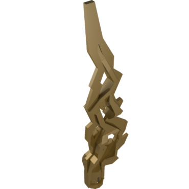 11302 - Hero Factory Weapon Accessory, Flame / Lightning Bolt with Axle Hole