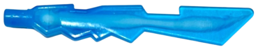 11439pb01 - Minifigure, Weapon Sword, Jagged Edges with Marbled White Pattern