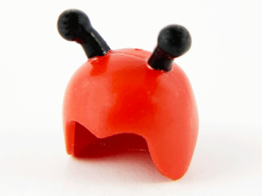 12892pb01 - Minifigure, Headgear Cap, Insect with Black Antennae Pattern (Bumblebee)