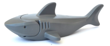 14518c01 - Shark with Rounded Nose and Debossed Gills and Eyes