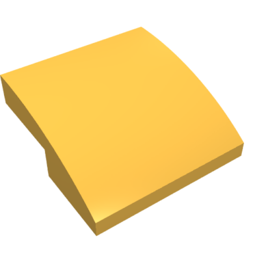 15068 - Slope, Curved 2 x 2 x 2/3