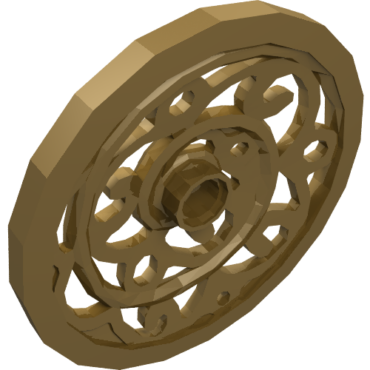 15744 - Wheel Wagon Huge (43mm D.) Ornamental