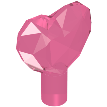 15745 - Rock 1 x 1 Jewel Heart Shaped