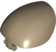 1686 - Large Figure Armor, Round, Smooth with Bar Handle - Free Ends