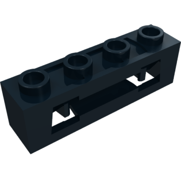 16968 - Projectile Launcher, 1 x 4 with Inside Clips (Disk Shooter)