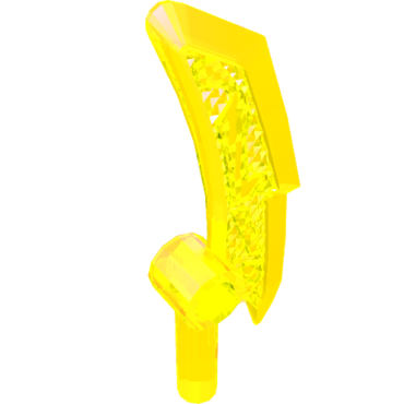18950 - Minifigure, Weapon Blade with Bar (Ninjago Jade Blade)