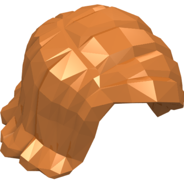 20877 - Minifigure, Hair Female Short Swept Sideways