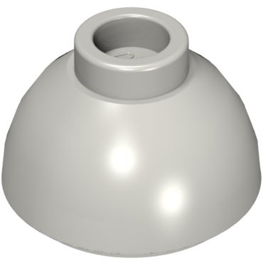 20952 - Brick, Round 1 1/2 x 1 1/2 x 2/3 Dome Top