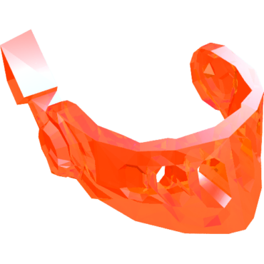 22394 - Minifigure, Visor Pointed with Face Grille and Antenna