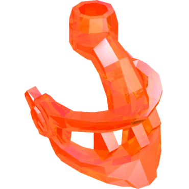 22400 - Minifigure, Visor Pointed with Face Grille