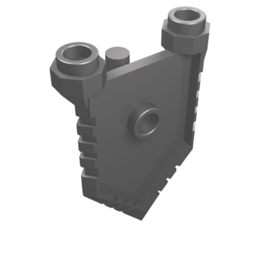 22408 - Minifigure, Shield Pentagonal with Grooved Edges