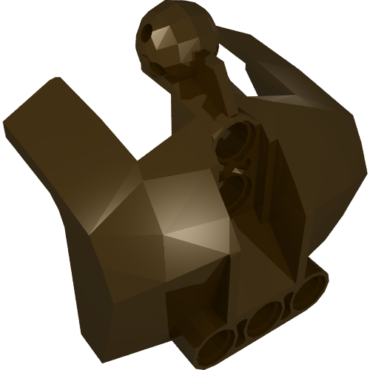 24124 - Large Figure Chest Armor with Holes and Ball Joint
