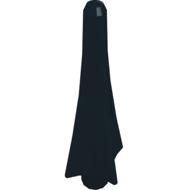 24482 - Minifigure, Weapon Spear Tip with Fins
