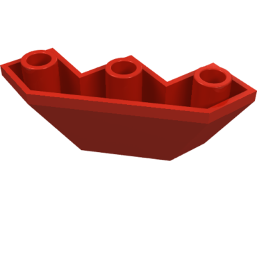 2464 - Brick, Modified Facet 3 x 3 x 2 Bottom