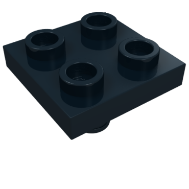 2476 - Plate, Modified 2 x 2 with Pin on Bottom