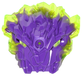 25531pb02 - Bionicle Mask of Corruption with Marbled Trans-Neon Green Pattern