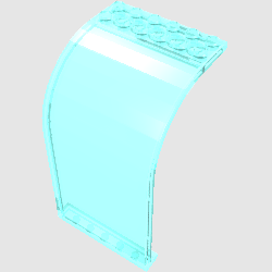 2572 - Panel 6 x 6 x 9 Curved Top