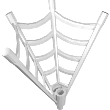 25895 - Minifigure, Weapon Spider Web, Half-Cone Shaped