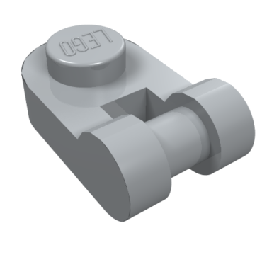 26047 - Plate, Round 1 x 1 with Bar Handle