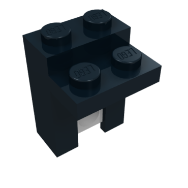 2605c01 - Brick, Modified 1 x 2 x 2 1/3 with Spring Unit (Shock Absorber)