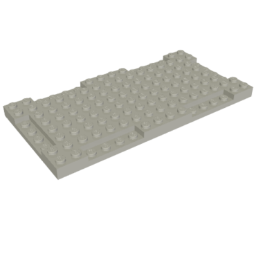 2629 - Brick, Modified 8 x 16 x 2/3 with 1 x 4 Indentations