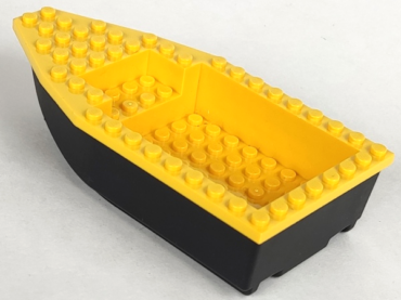 28533c02 - Boat, Hull Unitary 16 x 8 with Yellow Top (28533 / 28535)