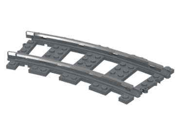 2867c01 - Train, Track 9V Curve