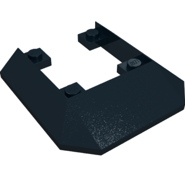 2876 - Wedge 6 x 6 Cutout (Train Roof)