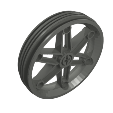 2903 - Wheel 61.6mm D. x 13.6mm Motorcycle