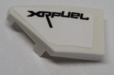 29120pb004 - Wedge 2 x 1 x 2/3 Left with 'XRFUEL' Pattern (Sticker) - Set 42095