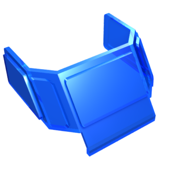 2918 - Glass for Train Front Sloping Top
