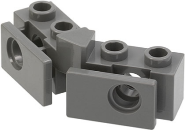 2991b - Technic, Brick 1 x 2 - 1 x 2 Angled with Bumper Holder, Open Front