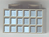 3003px1 - Brick 2 x 2 with Gray Squares on Two Sides Pattern