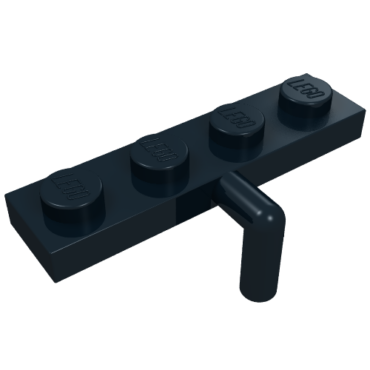 30043 - Plate, Modified 1 x 4 with Bar Arm Down