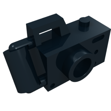 30089 - Minifigure, Utensil Camera Handheld Style with Compact Bar Handle