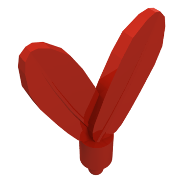 30126 - Minifigure, Plume Feathers with Small Pin