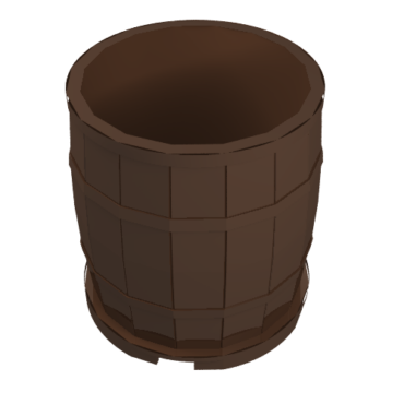 30139 - Container, Barrel 4 x 4 x 3.5