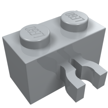 30237 - Brick, Modified 1 x 2 with Clip (Vertical Grip) (Undetermined Type)