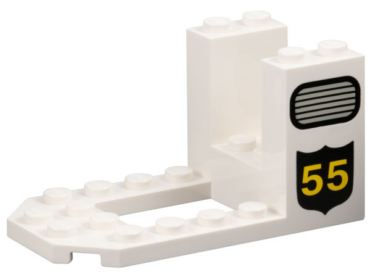 30250px1 - Cockpit 7 x 4 x 3 with Grille and 55 Pattern