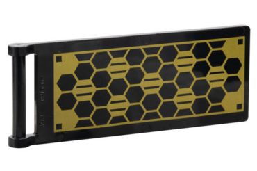 30292pb067 - Flag 7 x 3 with Bar Handle with Hexagonal Gold Solar Panel Pattern