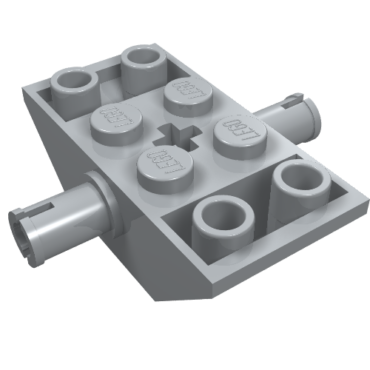 30390 - Slope, Inverted 45 4 x 2 Double with Pins