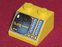 3039pb001 - Slope 45 2 x 2 with Aquazone Hydronauts Pattern
