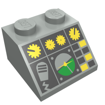 3039pc5 - Slope 45 2 x 2 with Flight Control Pattern
