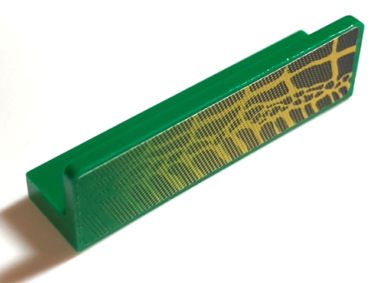 30413pb014R - Panel 1 x 4 x 1 with Alligator / Crocodile Skin Pattern Model Right Side (Sticker) - Set 6617