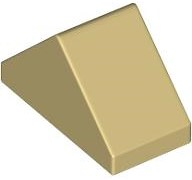 3044c - Slope 45 2 x 1 Double with Bottom Stud Holder